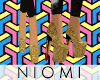 N! Lipstick Heel Gold