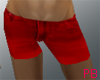 (PB)Low Rise Red Shorts
