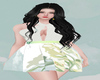 Flower Charm Dress Green