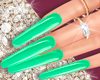 Leaf Rings Nails