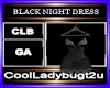 BLACK NIGHT DRESS