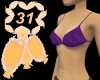 DC F Purple bikini top