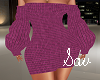 Sweater Dress-Berry