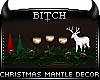 !B Christmas MantleDecor