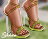 $ Lovely Sandals Green