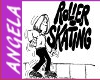 Roller Skating Blk/White