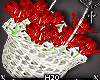 Flower Basket Red