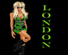 London~Green Punk Skulls