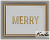 |K Festive Merry Frame