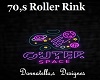 roller rink neon art