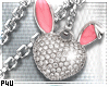 -P- Bling Bunny Necklace