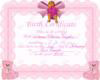 Artiana birth certificat