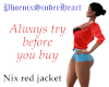 Nix red jacket