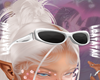C! Glasses Up - White