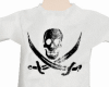 white baggy skully shirt