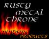 Rusty Metal Throne