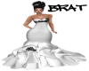 eDB White N Black Gown