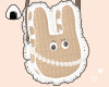 usagi shoulder bag straw