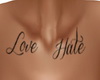 Love Hate Tatoo