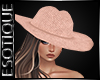 |E! Rose Straw Hat
