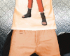Orange Track Pants