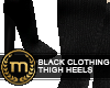 SIB - Black Cloth heels