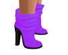 Purple Black Shoes