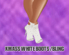 Lx XMS WHTE BOOTS/BLING
