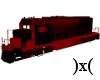 )x(  Red Diesel Engine