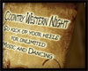 Country Western Night
