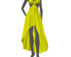 𝓓uni H/L Yellow Dress