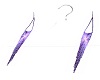 NAS purple earrings