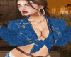 MxU- Blue star top