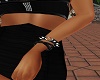 Black Studded Bracelet L