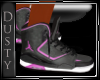 Jordans Purple/black