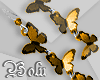 Orange Butterfly Earring