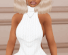 Sexy Knit Dress White