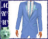 Lt Blue Suit Coat w/Tie