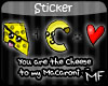 Mac+Cheese=Love Sticker