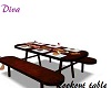 animated cookout table