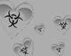 toxic floating hearts
