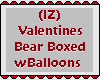 (IZ) Bear Boxed Balloons