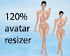 Avatar scaler 120%