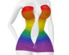 Pride Open Zipper Dress