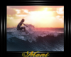 Surfer Sunset Canvas