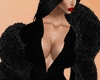 Sexy Fur+Black Dress (R)