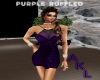 AKL Purple ruffled dress
