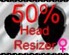 *M* Head Resizer 50%