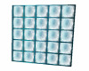 Blue Glass  Wall Divider