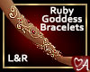 .a Ruby Gold Bracelets